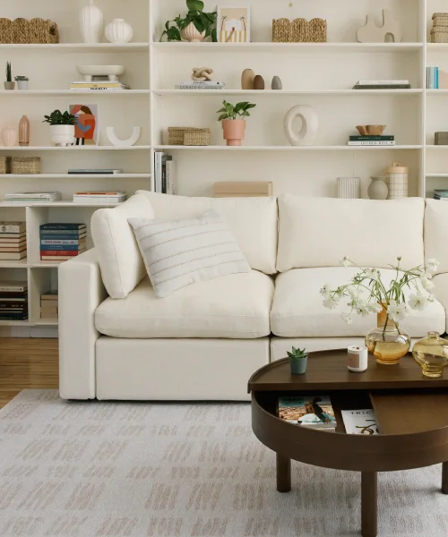 Cozey Ciello XL 4-Seater Chaise with Storage Ottoman