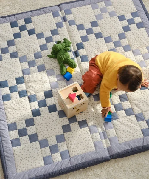 House of Noa Organic Cotton Play Mat (4x4)