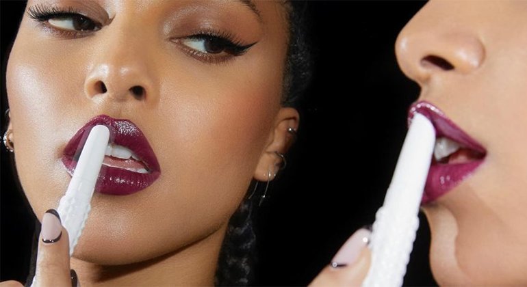 Beauty of lipstick in fashion