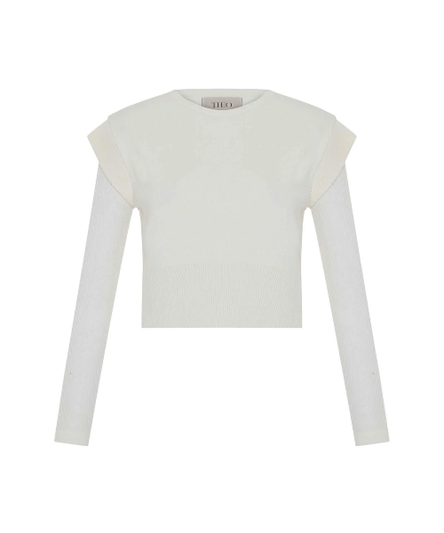 THEO The Label Pearl Knit Sweater