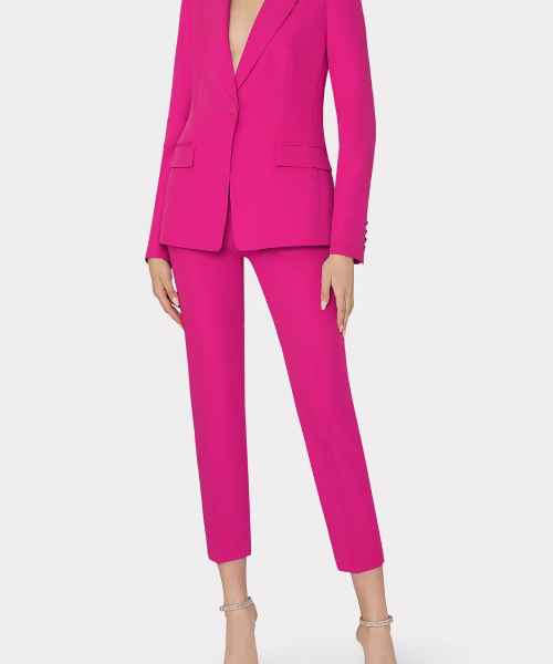 MILLY Structured Crepe Blazer Dress