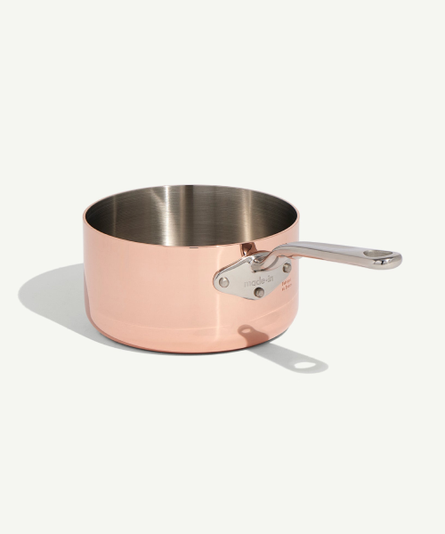Made In 5-Ply Copper Saucepan