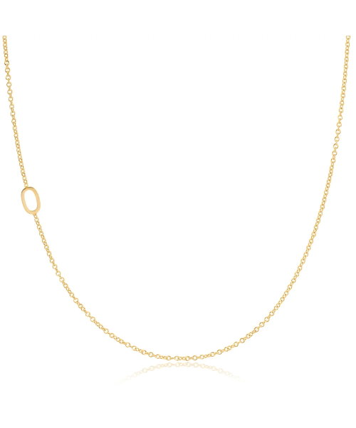 Maya Brenner Rose Gold Asymmetrical Necklace