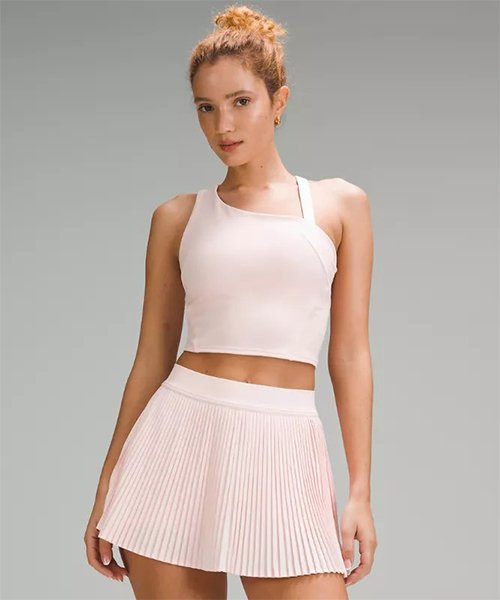 Asymmetric tennis tank top