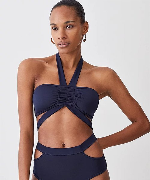 Halterneck bikini top