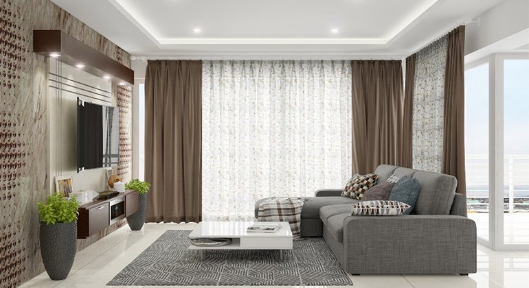 Latest Curtains Eight Modern Curtain Designs for the Living Room